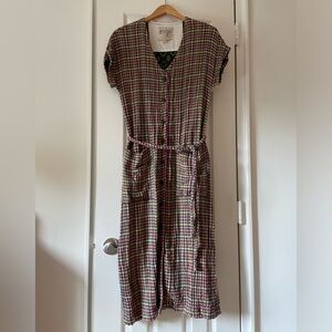 Ace & Jig Multicolor Plaid Dress